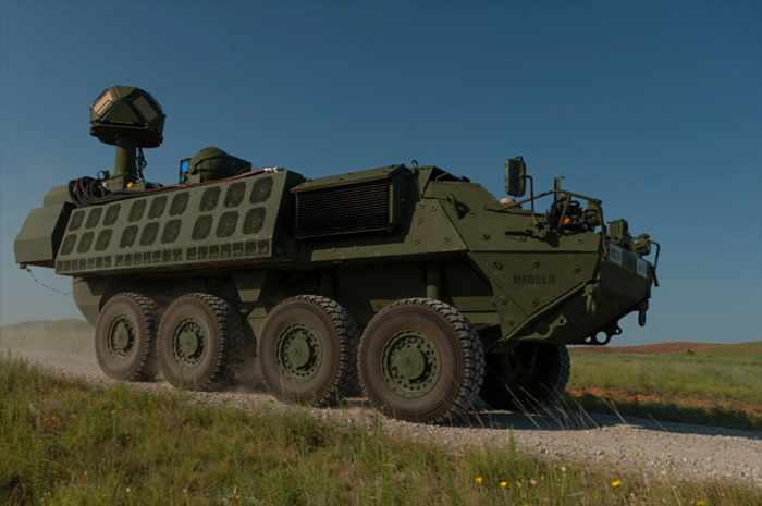 U.S. Army evaluates laser-equipped Stryker combat vehicle